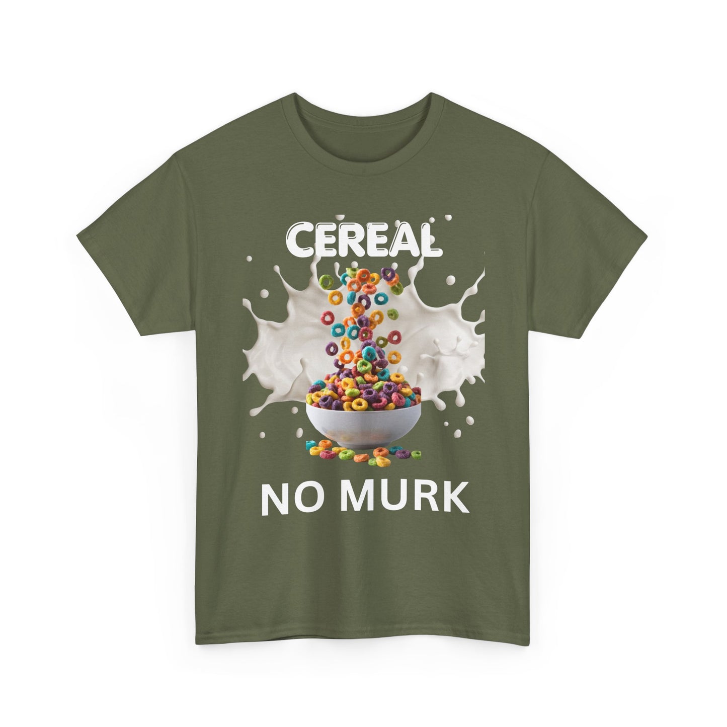 NO MURK  — "I ate Cereal" Humorous Breakfast Shirt (01)